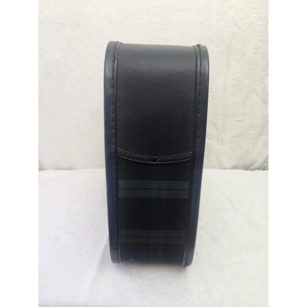 Vintage Leeds Plaid Carry On Luggage Bag Retro Travel Case SP